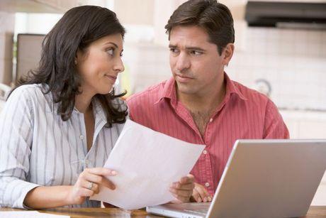 A couple discussing about their next step after being refused for a loan.