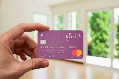 An image of Fluid credit card.