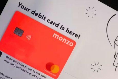 An image of Monzo debit card.