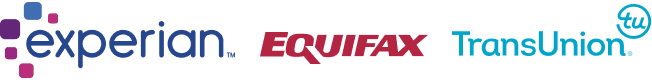 Experian, Equifax and TransUnion